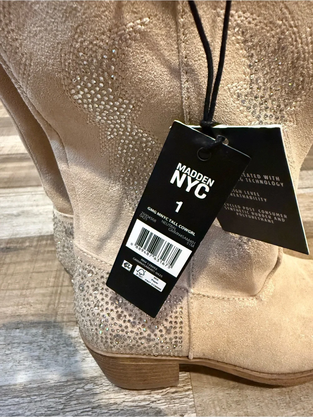 Madden NYC cowgirl boots
